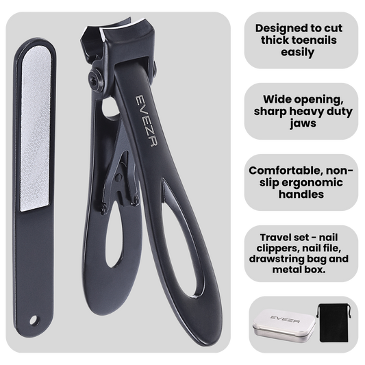 Evezr Wide Jaw Nail Clippers