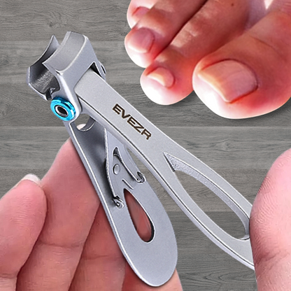 Evezr Wide Jaw Nail Clippers - Silver